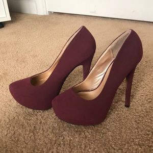 High , platform heels